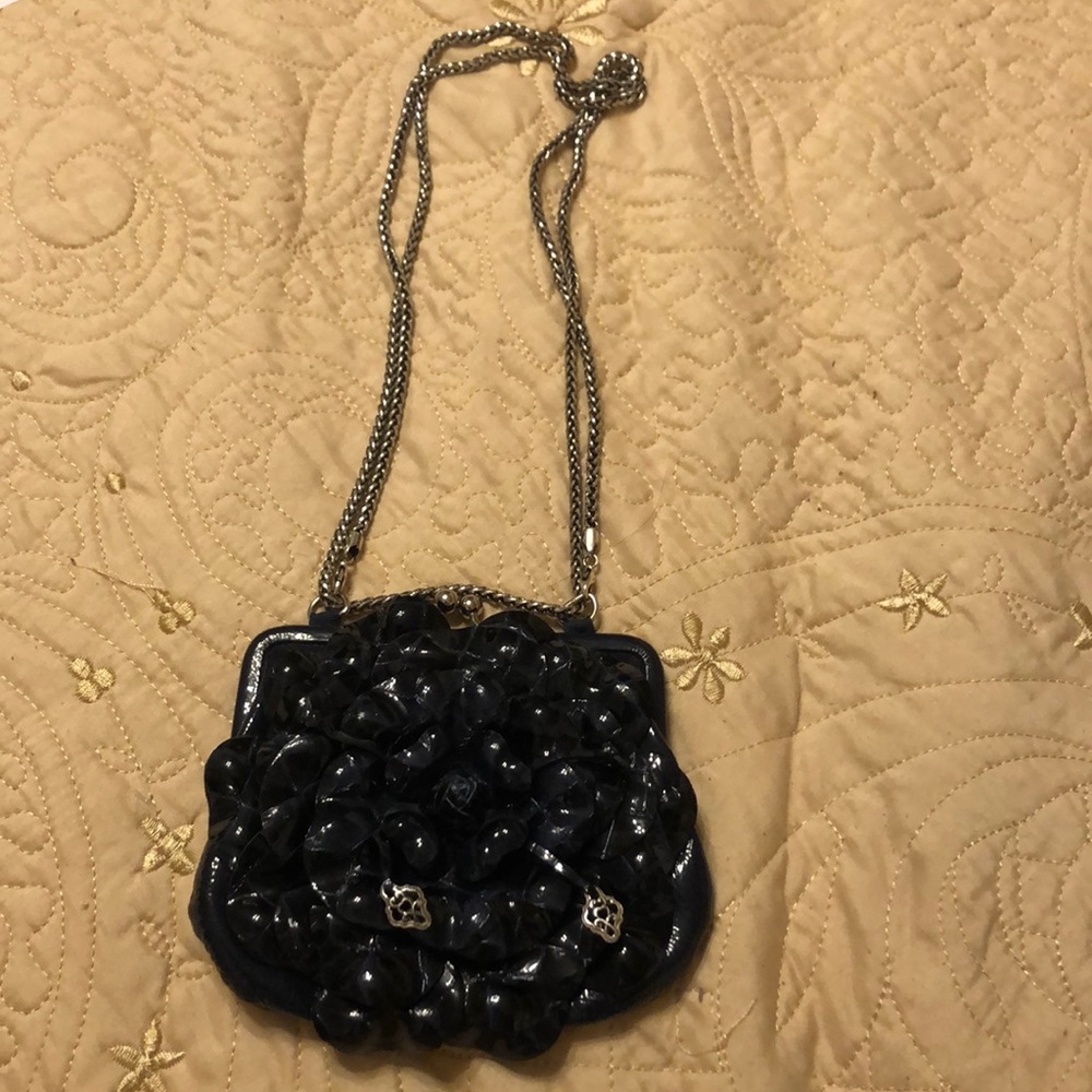 Brighton rose crossbody with chain
